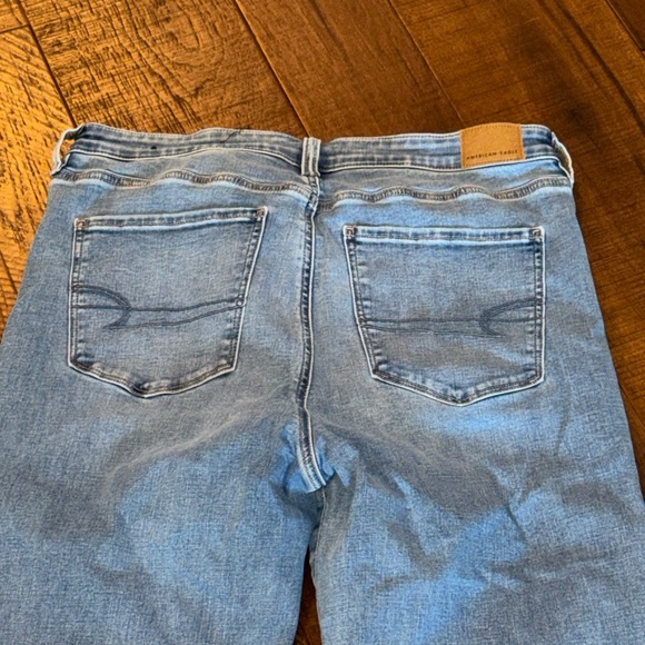 AEO distressed flare jeans 14 X-long - Picture 5 of 5
